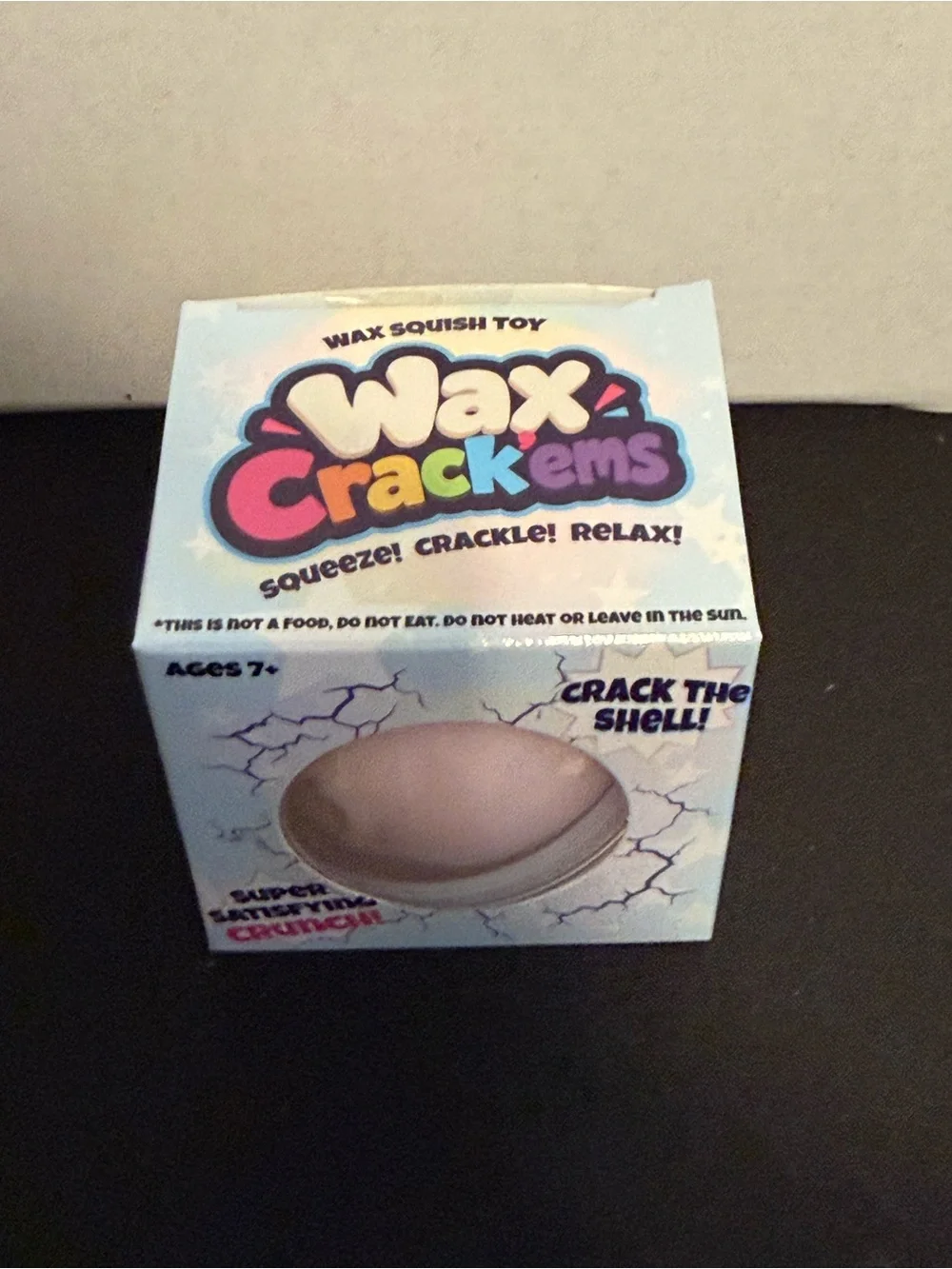 Wax Cracking Stress Squishy  Toy - Squeeze & Crack- Brand New